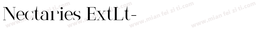 Nectaries ExtLt字体转换